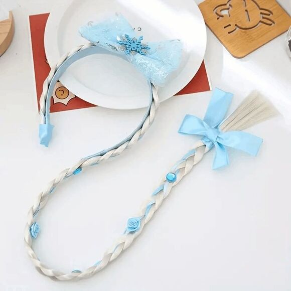 Girls Frozen Princess Headband Braid Crown - Picture 1 of 1